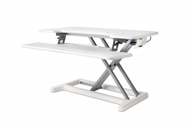 Köp BakkerElkhuizen Adjustable Sit-Stand Desk Riser 2 - Svart