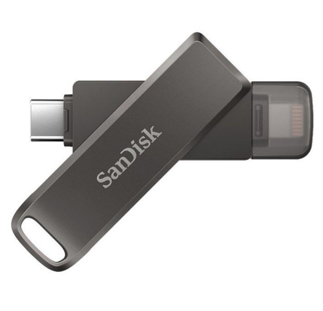 Köp Sandisk iXpand Drive med Lightning och USB-C 128 GB